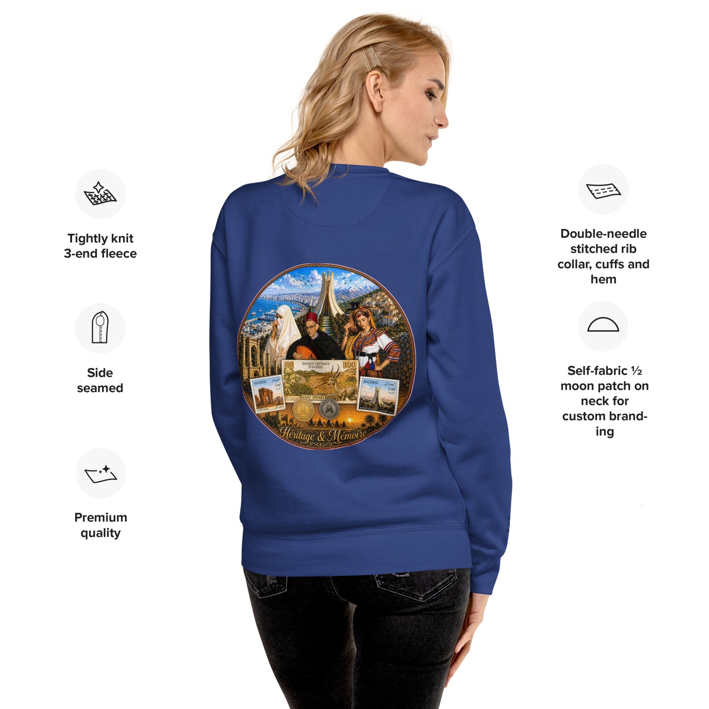 Crewneck Premium DZ Unisexe — KAZIA